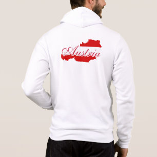 Sudadera Mapa de bandera de Austria