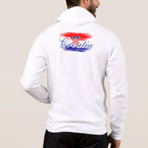 Sudadera Mapa de bandera de Croacia