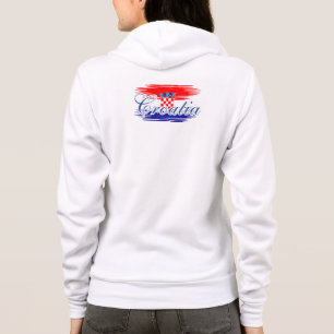 Sudadera Mapa de bandera de Croacia