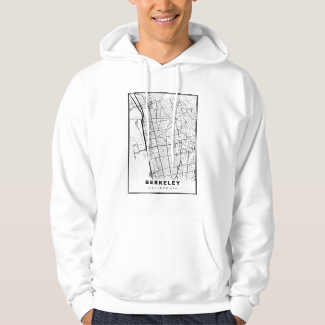 Sudadera Mapa de Berkeley (Anverso)