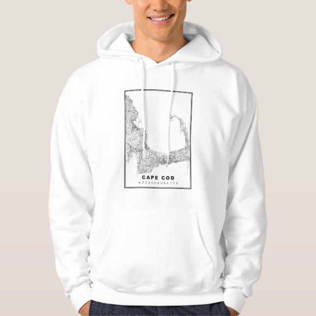 Sudadera Mapa de Cape Cod (Anverso)