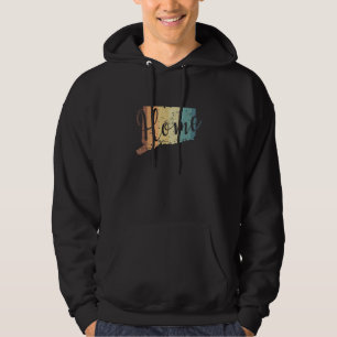 Sudadera Mapa de contorno de Connecticut EE. UU. América