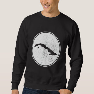 Sudadera Mapa de Cuba Vintage Cubano