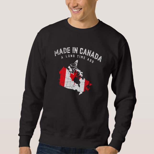 Sudadera Mapa de hojas de arce de Canadá (Anverso)