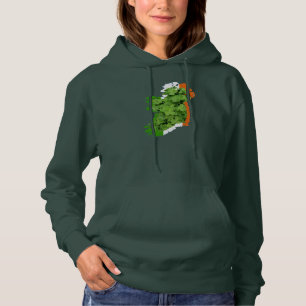 Sudadera Mapa de Irlanda por Kenneth Yoncich