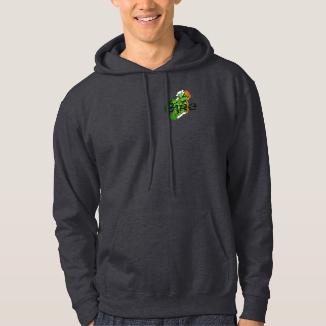 Sudadera Mapa de Irlanda v2 por Kenneth Yoncich (Anverso)