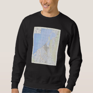 Sudadera Mapa de Japón de Hikone Vintage (1945)