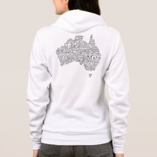 Sudadera Mapa de jerga de Australia