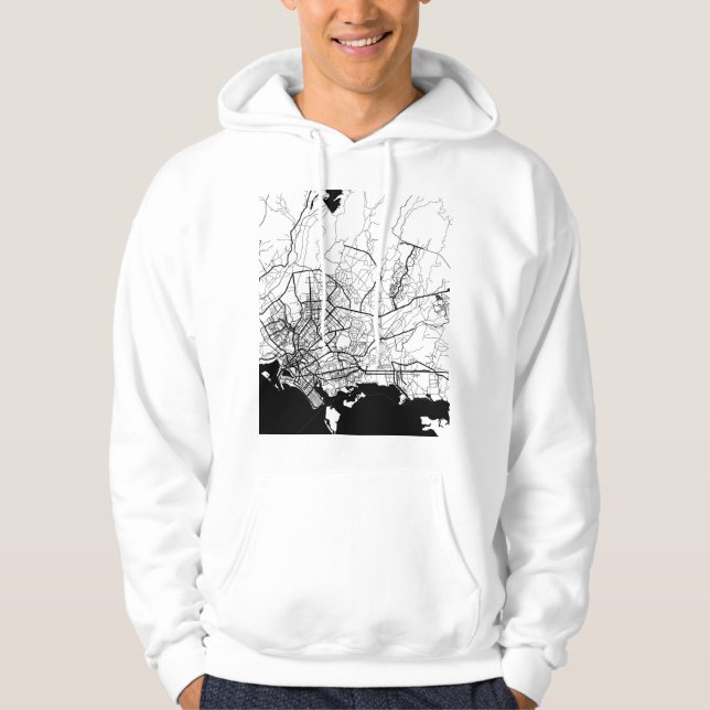 Sudadera Mapa de Karachi Pakistán (Anverso)
