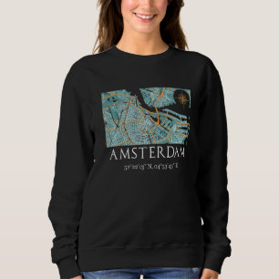 Sudadera Mapa de la calle de Amsterdam
