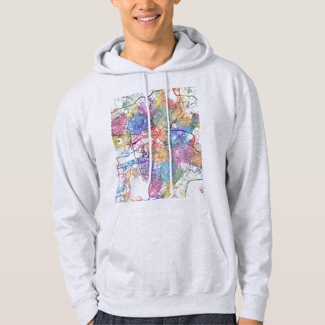 Sudadera Mapa de la ciudad de Ankara Turquía (Anverso)