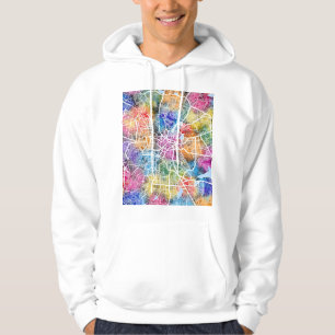 Sudadera Mapa de la ciudad de Bengaluru Karnataka