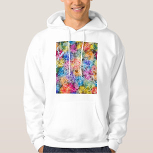 Sudadera Mapa de la ciudad de Berlín Alemania