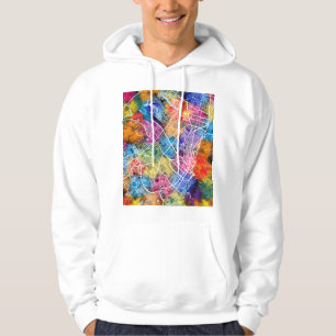 Sudadera Mapa de la ciudad de Bogotá Colombia