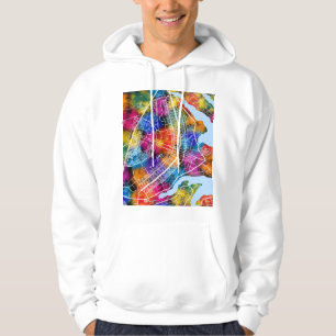 Sudadera Mapa de la ciudad de Brasilia Brasil