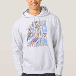 Sudadera Mapa de la ciudad de Brasília Brasil