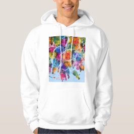 Sudadera Mapa de la ciudad de Busan Corea del Sur