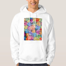 Sudadera Mapa de la ciudad de Calgary Canadá