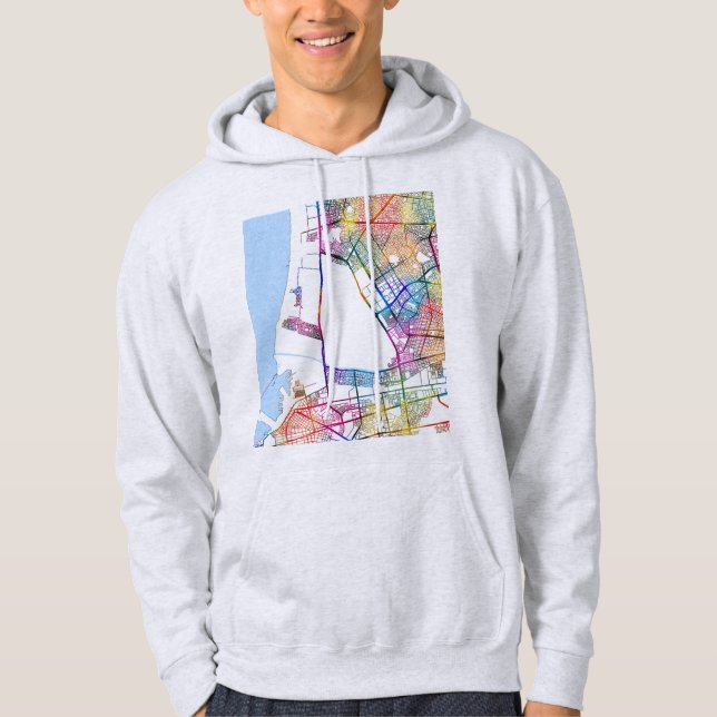 Sudadera Mapa de la ciudad de Callao Perú (Anverso)