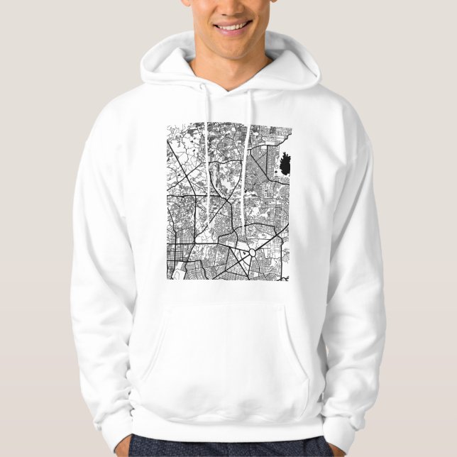 Sudadera Mapa de la ciudad de Caloocan Filipinas (Anverso)