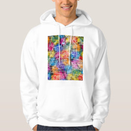 Sudadera Mapa de la ciudad de Chhatrapati Sambhajinagar Mah