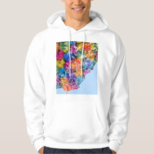 Sudadera Mapa de la ciudad de Davao Filipinas