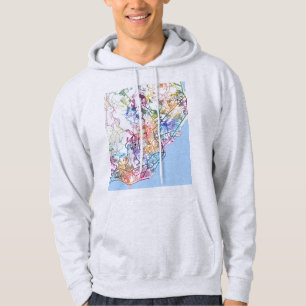 Sudadera Mapa de la ciudad de Davao Filipinas