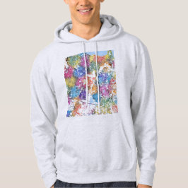 Sudadera Mapa de la ciudad de Fortaleza Brasil