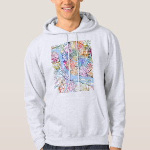 Sudadera Mapa de la ciudad de Fuzhou China