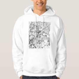Sudadera Mapa de la ciudad de Harare Zimbabue