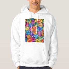 Sudadera Mapa de la ciudad de Hohhot China