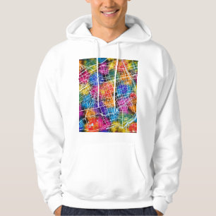 Sudadera Mapa de la ciudad de Hohhot China