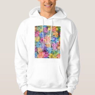 Sudadera Mapa de la ciudad de Houston Texas