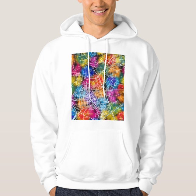 Sudadera Mapa de la ciudad de Huai'an China (Anverso)
