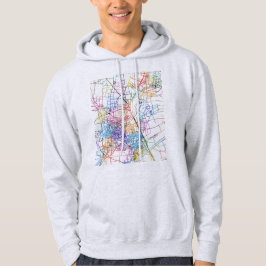 Sudadera Mapa de la ciudad de Huai'an China