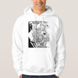 Sudadera Mapa de la ciudad de Kaohsiung Taiwán