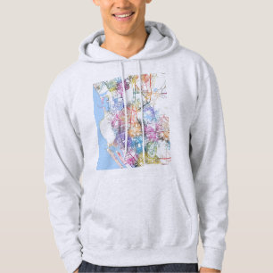 Sudadera Mapa de la ciudad de Kaohsiung Taiwán