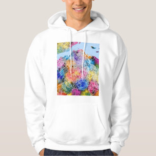 Sudadera Mapa de la ciudad de Kinshasa RD Congo