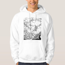 Sudadera Mapa de la ciudad de Kobe Japón