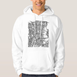 Sudadera Mapa de la ciudad de Kyoto Japón