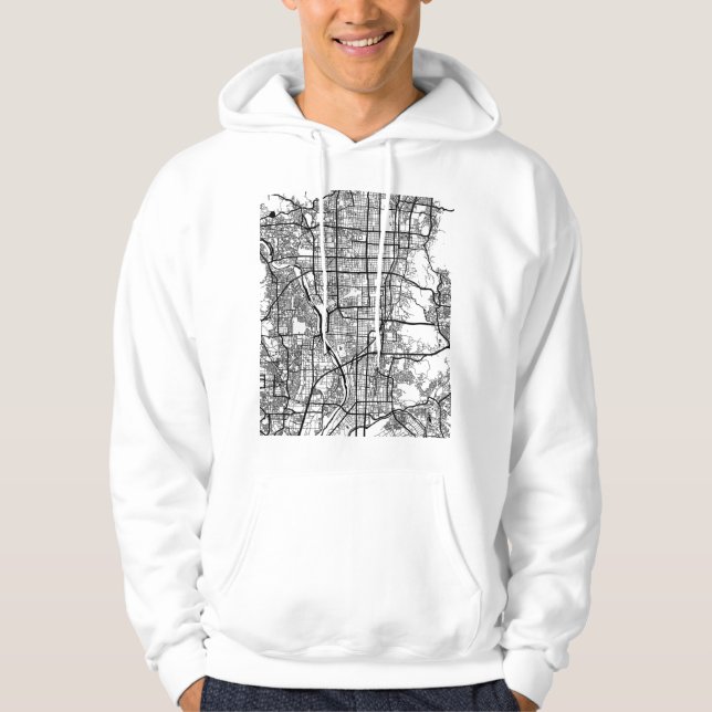 Sudadera Mapa de la ciudad de Kyoto Japón (Anverso)