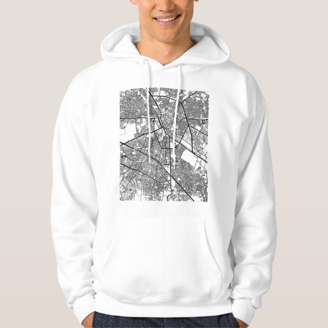 Sudadera Mapa de la ciudad de Ludhiana India (Anverso)