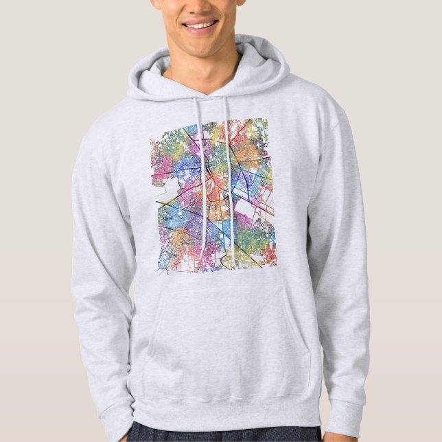 Sudadera Mapa de la ciudad de Ludhiana India (Anverso)