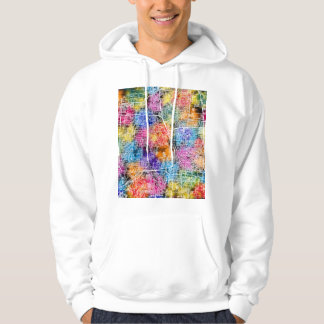 Sudadera Mapa de la ciudad de Medan Indonesia