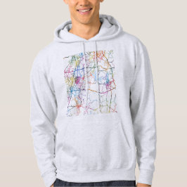 Sudadera Mapa de la ciudad de Meishan China