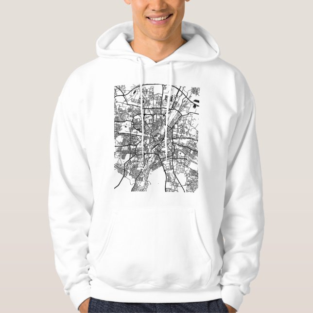 Sudadera Mapa de la ciudad de Múnich Alemania (Anverso)