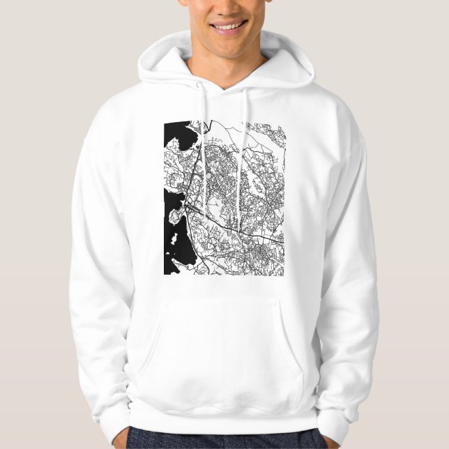 Sudadera Mapa de la ciudad de Mwanza Tanzania (Anverso)