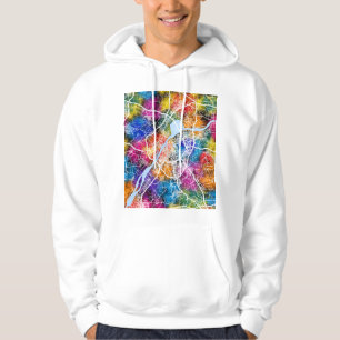 Sudadera Mapa de la ciudad de Nanjing China