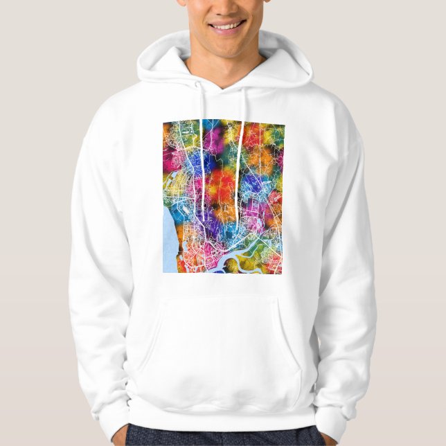 Sudadera Mapa de la ciudad de Navi Mumbai Maharashtra (Anverso)