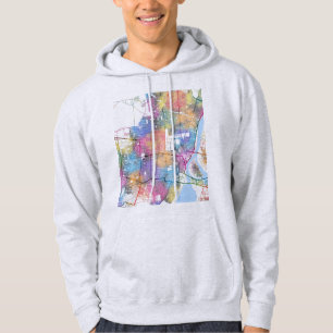 Sudadera Mapa de la ciudad de Omsk Rusia